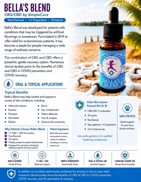 Bella's Blend CBG/CBD by SimpleCure